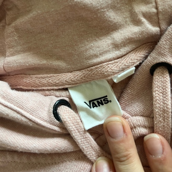 Vans Light Pink Cropped Sweatshirt - Picture 4 of 4